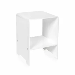Tavolino / comodino bianco design moderno Mimi, made in Italy