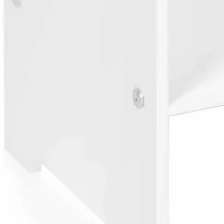 Tavolino / comodino bianco design moderno Mimi, made in Italy