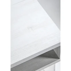 Tavolino Comodino di Design in Plexiglass Trasparente e Legno - Pascoli