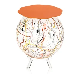 Tavolino Comodino Versatile in Plexiglass Colorato Riciclabile - Paolone