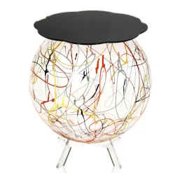Tavolino Comodino Versatile in Plexiglass Colorato Riciclabile - Paolone