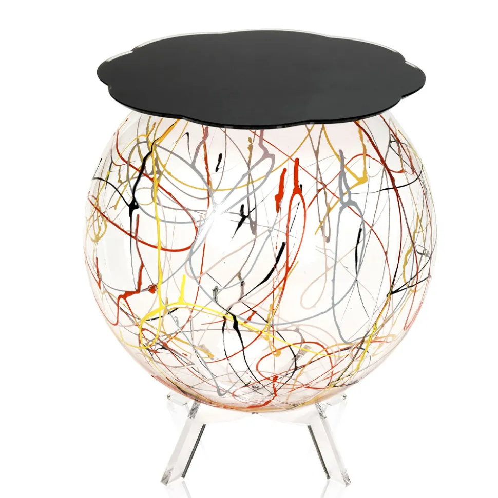 Tavolino Comodino Versatile in Plexiglass Colorato Riciclabile - Paolone