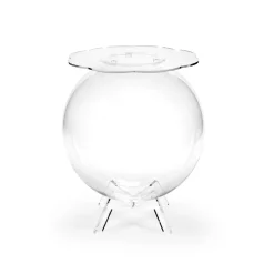 Tavolino Contenitore Multiuso in Plexiglass Trasparente Made in Italy - Scar