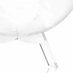 Tavolino / contenitore tondo rosso Biffy,design moderno made in Italy
