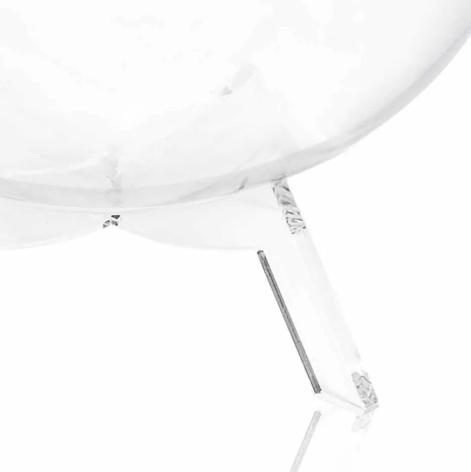 Tavolino / contenitore tondo verde Biffy,design moderno made in Italy