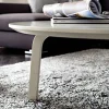 Tavolino da Caffè con Piano Rotondo in Mdf Laccato Realizzato in Italia - Tobiko