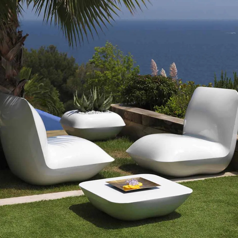Tavolino da caffè per esterno Pillow Vondom, design moderno, 67x67 cm