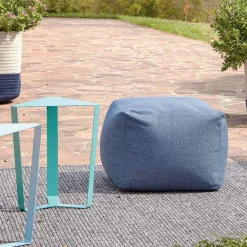 Tavolino da Esterno in Metallo Vari Colori, Design Moderno Italiano - Yasmine