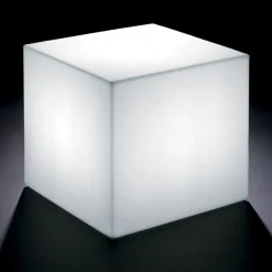 Tavolino da Esterno Luminoso in Polietilene perla Made in Italy - Derti