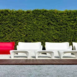 Tavolino da Esterno o Interno con Spumantiera, Design 2 Pezzi - Lily by Myyour