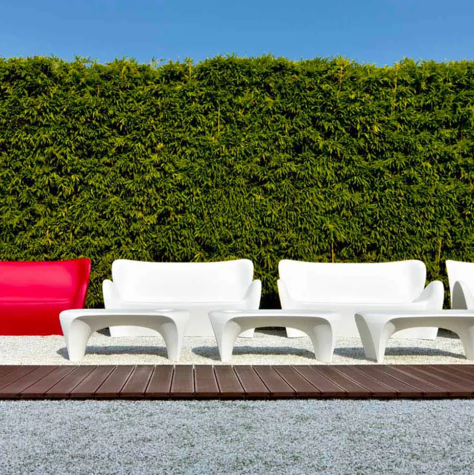 Tavolino da Esterno o Interno con Spumantiera, Design 2 Pezzi - Lily by Myyour