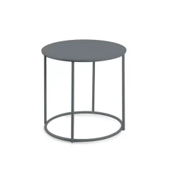 Tavolino da Giardino in Acciaio Zincato di Varie Misure Made in Italy – Brienne