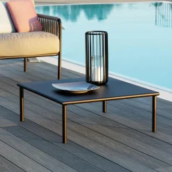 Tavolino da Giardino in Acciaio Zincato Realizzato in Italia – Arwen