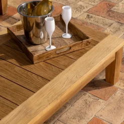 Tavolino da Giardino in Legno Teak Naturale - Artes