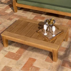 Tavolino da Giardino in Legno Teak Naturale - Artes