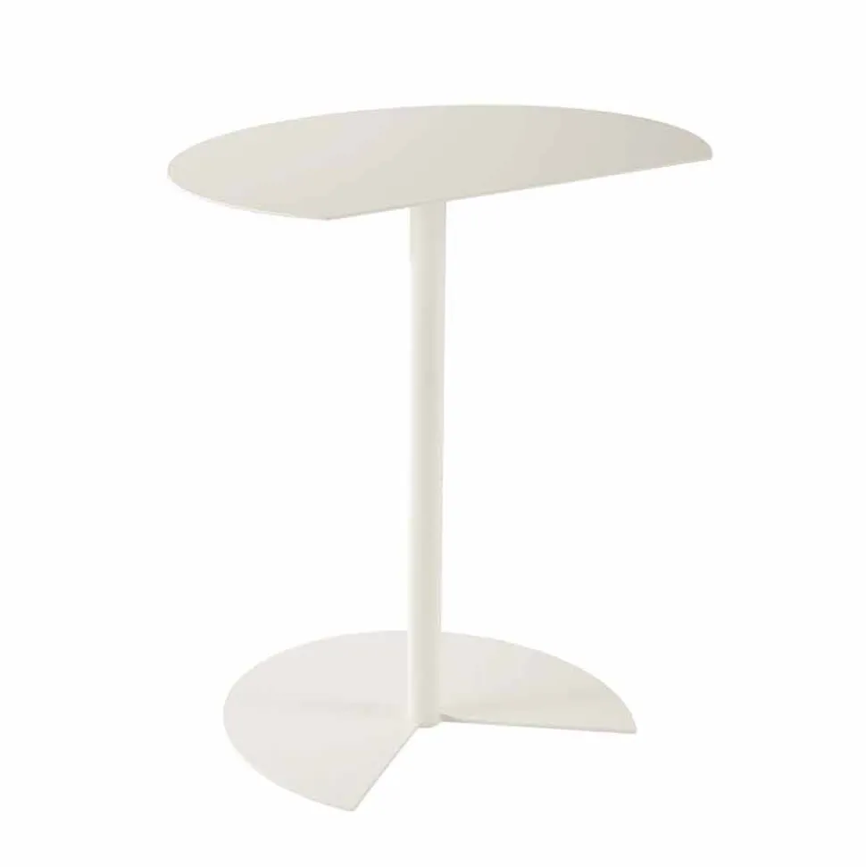 Tavolino da Giardino in Metallo Colorato di Design Moderno in 3 Misure - Cettina