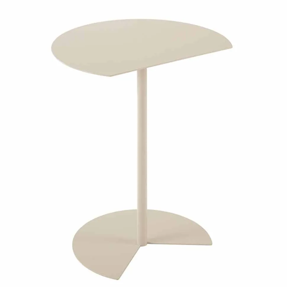 Tavolino da Giardino in Metallo Colorato di Design Moderno in 3 Misure - Cettina