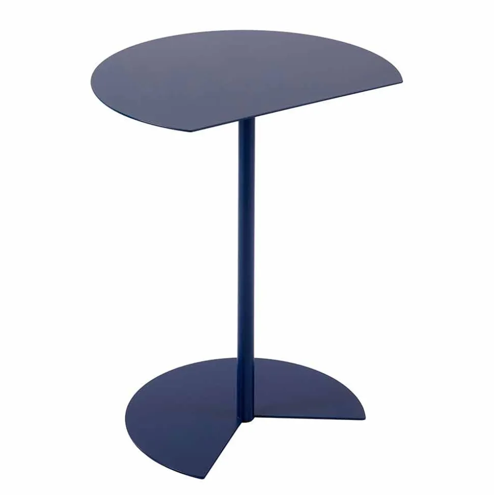 Tavolino da Giardino in Metallo Colorato di Design Moderno in 3 Misure - Cettina