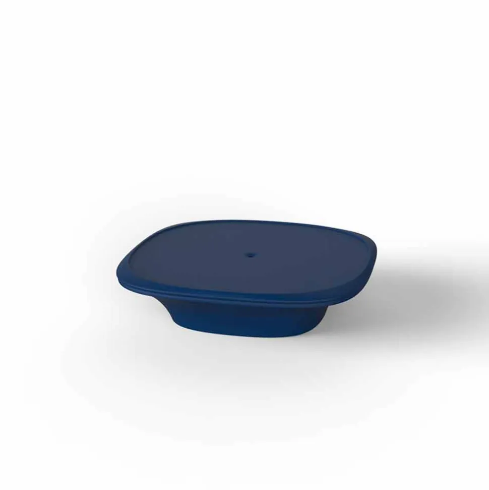 Tavolino da giardino moderno 100x100 cm Ufo by Vondom, in polietilene