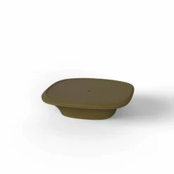 Tavolino da giardino moderno 100x100 cm Ufo by Vondom, in polietilene