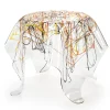 Tavolino da Salotto con Piano e Base in Plexiglass Made in Italy - Brento