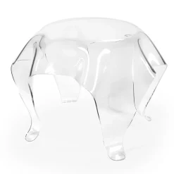 Tavolino da Salotto con Piano e Base in Plexiglass Made in Italy - Brento