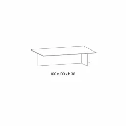 Tavolino da Salotto di Design Vetro Extrachiaro Decorato Made in Italy – Sestola