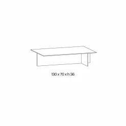 Tavolino da Salotto di Design Vetro Extrachiaro Decorato Made in Italy – Sestola