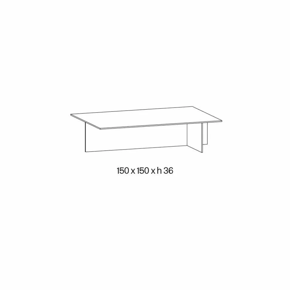 Tavolino da Salotto di Design Vetro Extrachiaro Decorato Made in Italy – Sestola