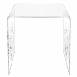 Tavolino da salotto, di design in plexiglass trasparente Mandas