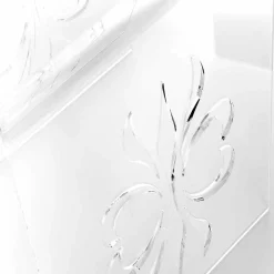 Tavolino da salotto, di design in plexiglass trasparente Mandas