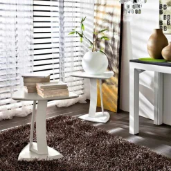 Tavolino da Salotto in Mdf Laccato Realizzato in Italia, Alta Qualità - Lisa