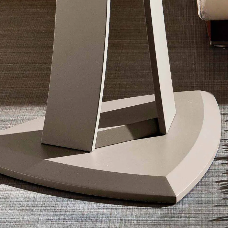 Tavolino da Salotto in Mdf Laccato Realizzato in Italia, Alta Qualità - Lisa