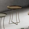 Tavolino da Salotto in Metallo con Vassoio Contenitore Made in Italy - Numbo