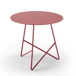 Tavolino da Salotto in Metallo Colorato e 3 Dimensioni, Made in Italy - Magali