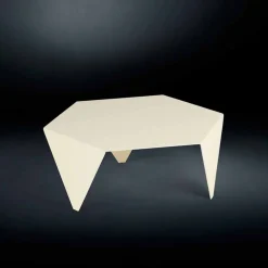 Tavolino da salotto in metallo tagliato laser Ruche