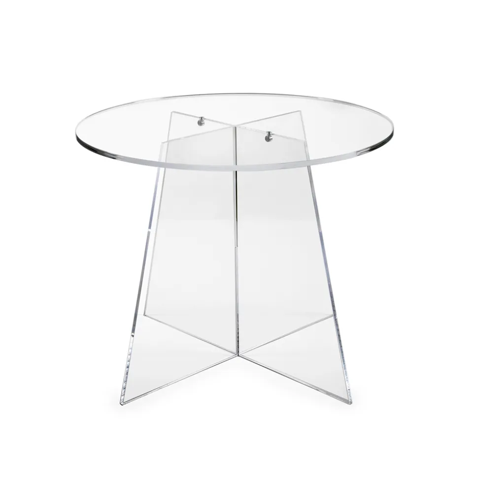 Tavolino da Salotto in Plexiglass di Diverse Finiture Made in Italy - Aurora