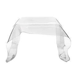 Tavolino da Salotto in Plexiglass Drappeggiato a Mano Made in Italy - Pippo