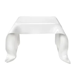 Tavolino da Salotto in Plexiglass Drappeggiato a Mano Made in Italy - Pippo