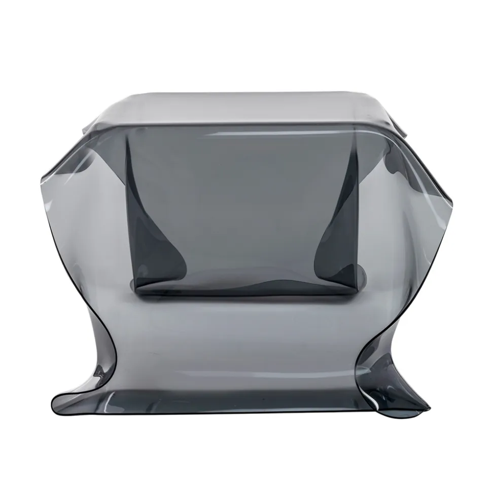 Tavolino da Salotto in Plexiglass Drappeggiato a Mano Made in Italy - Pippo