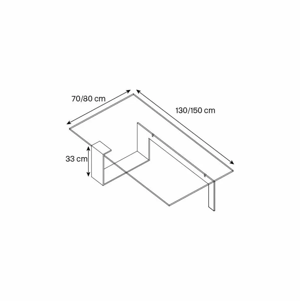 Tavolino da Salotto Moderno Piano Vetro Fumè e Base Metallo Made in Italy – Scoby