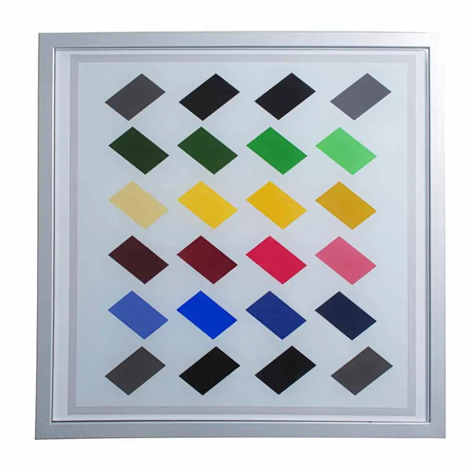 Tavolino da salotto moderno 50x50cm in metallo Nina, made in Italy