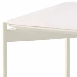 Tavolino da Salotto Quadrato in Ceramica e Metallo di Design Moderno – Istrice