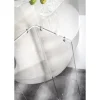 Tavolino da Salotto Rotondo in Plexiglass Trasparente Made in Italy - Tabli