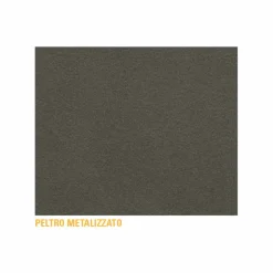 Tavolino da Salotto Rotondo in Metallo Verniciato Made in Italy, di Lusso - Mina