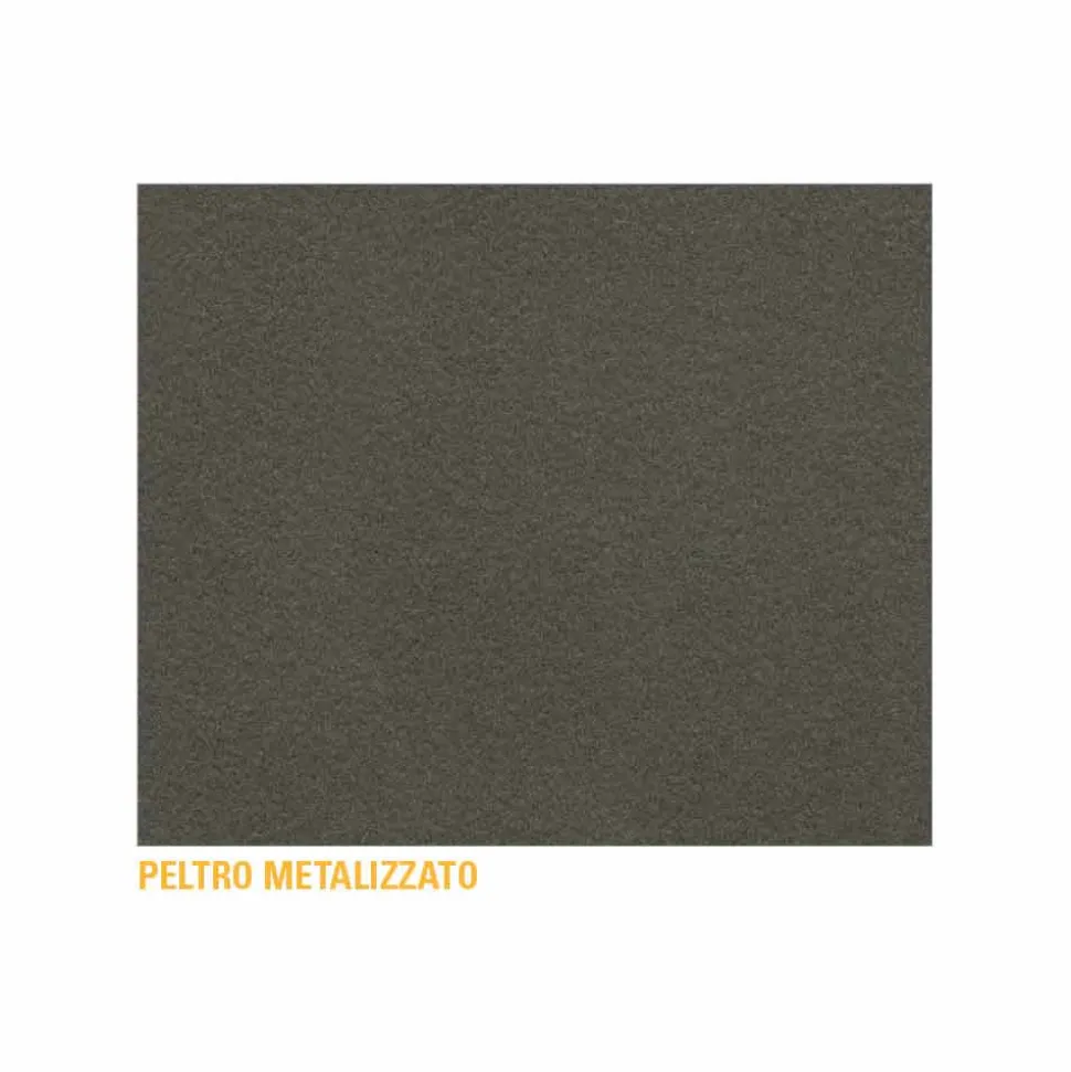 Tavolino da Salotto Rotondo in Metallo Verniciato Made in Italy, di Lusso - Mina