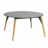Tavolino da Salotto Tondo in Legno e Piano Hpl in 2 Misure - Faz Wood by Vondom