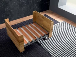 Tavolino da Salotto Trasformabile in Legno Massiccio Made in Italy - Trabucco