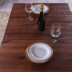 Tavolino da Salotto Trasformabile in Legno e Metallo Made in Italy - Patroclo