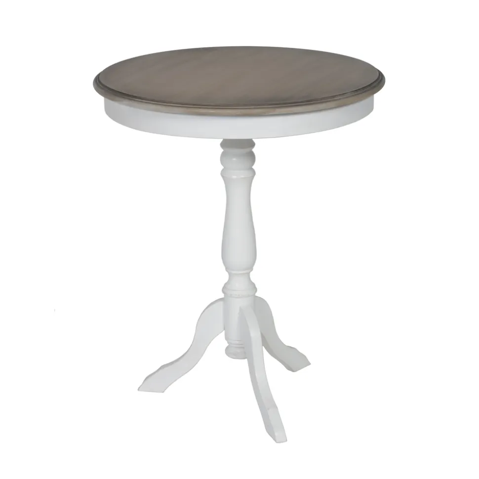 Tavolino da Soggiorno Rotondo in Diverse Finiture Made in Italy - Eracle